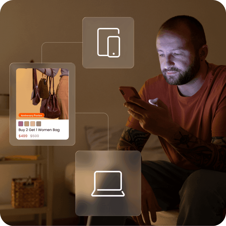 Consistent product story across web and other surfaces