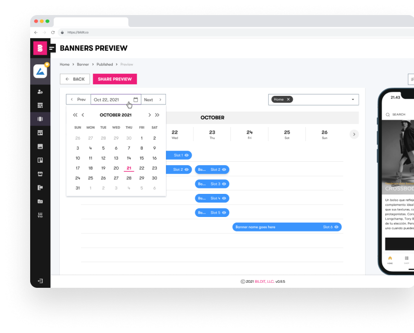 Preview Schedule Hero
